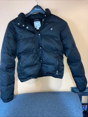 Old Navy Black Quilted Puffer Jacket for women
